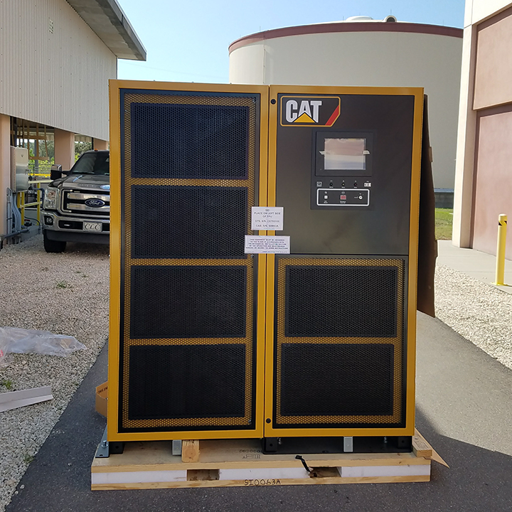 Installed a 750kva UPS with an integral flywheel, equipment, and controls
